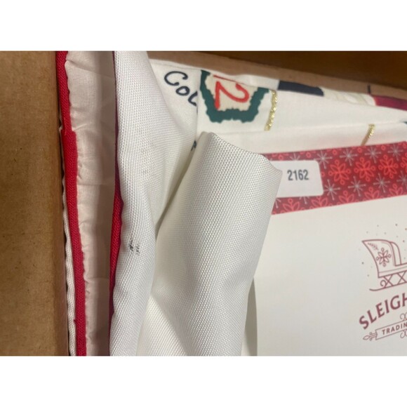 Sleigh Hill 12 Dogs of Christmas New  Tree Skirt 54 Lab Terrier Dachshund Poodle - Picture 5 of 5